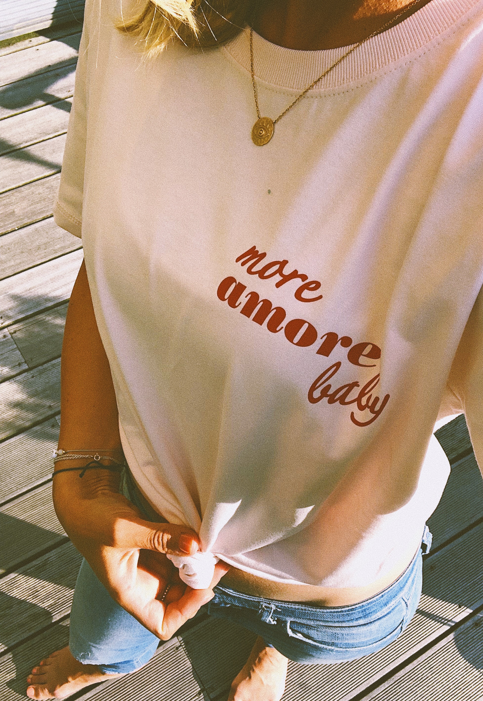 T shirt more amore baby