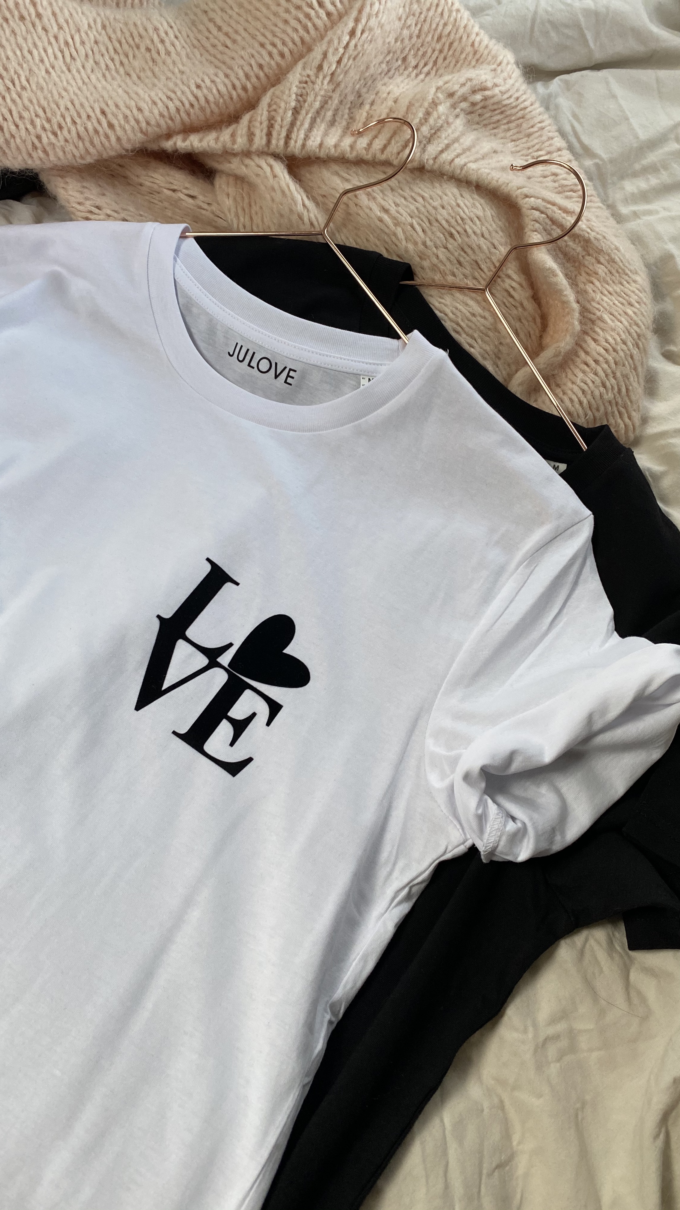 T shirt LOVE ICON HEART WHITE XL